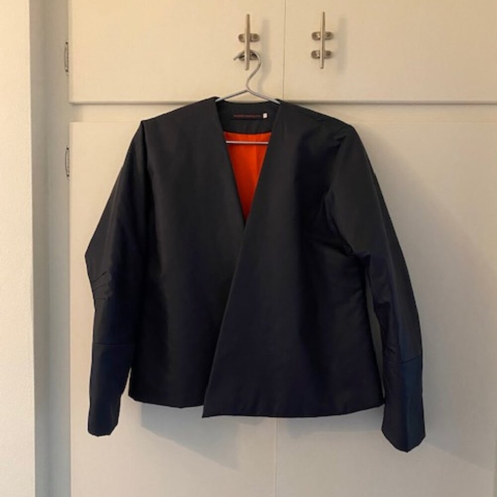 Harvey Faircloth NYC Navy Jacket/Coat Size 4 Small